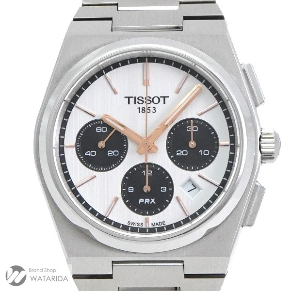 TISSOT PRX Automatic Chronograph Panda Rose Gold Watch T137427A