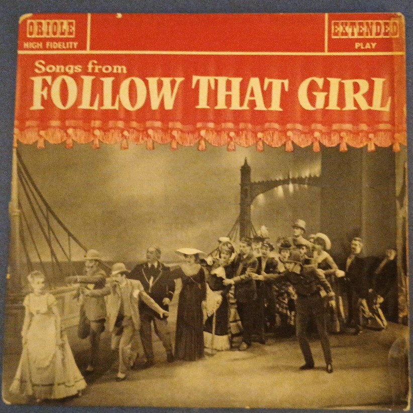 7-Inch Vinyl EP Oriole EP7030 Songs From FOLLOW THAT GIRL