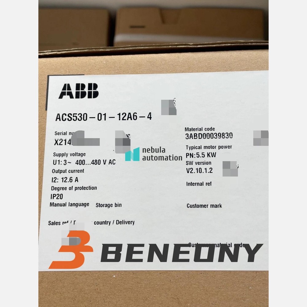 1PCS ACS530-01-12A6-4 3P AC380V~480V 5.5KW ABB Inverter New ACS530-01-12A6-4