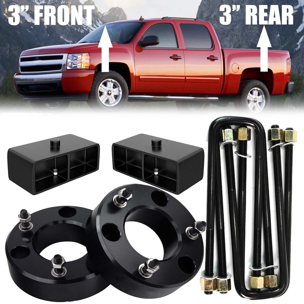 3 Inch Front Rear Leveling Lift Kit for 2007-2024 Chevy Silverado GMC Sierra 1500
