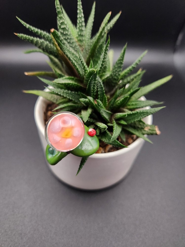 Decorative Glass Garden Plant Stake