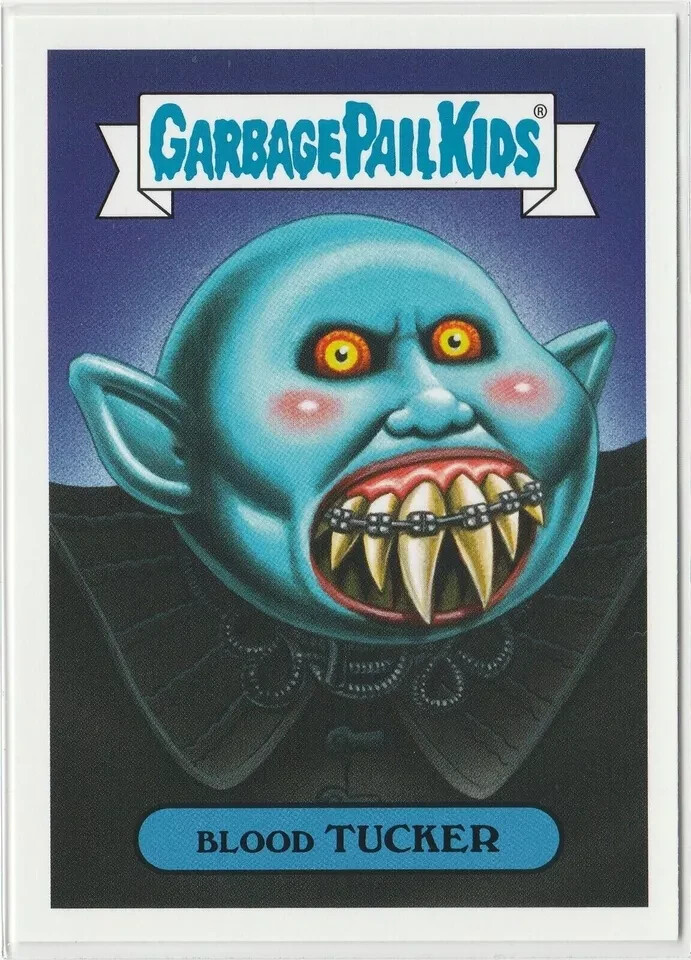 Blood Tucker #13a Garbage Pail Kids GPK 2019 Revenge of the Oh Horror-ible