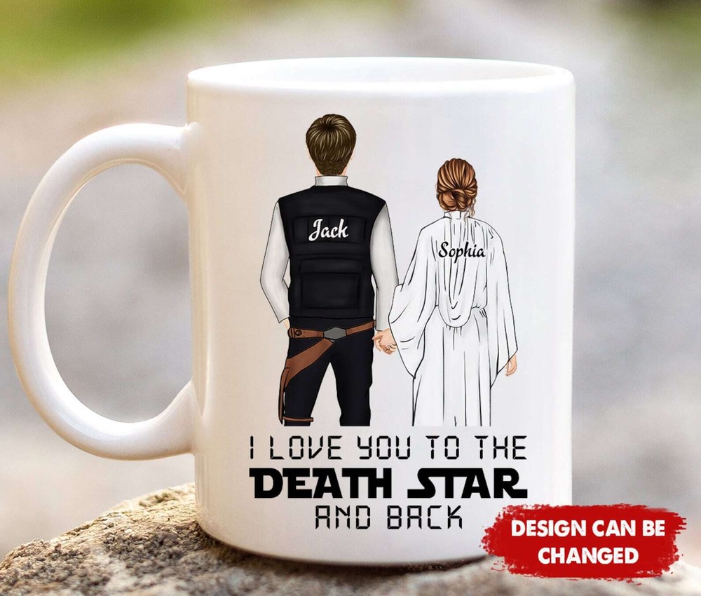 Custom Couple Coffee Mug Personalized Engagement Gift For Couples  