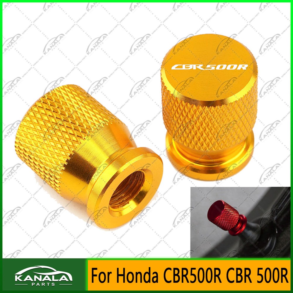 -GOLD Accessories CNC Tire Valve Aluminum Covers For Honda CBR500R CBR 500R