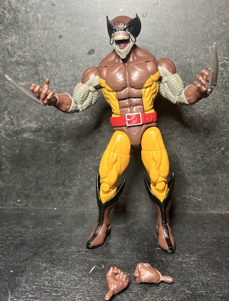 Marvel Legends Brood Infested Wolverine 2 Pack Action Figure Complete Nice Shape