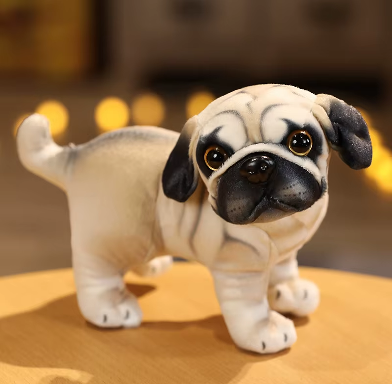 Baby Stand Pug Dog 7 Inch Stuffed Animal Plush Toys Toddler Doll Kids Gifts