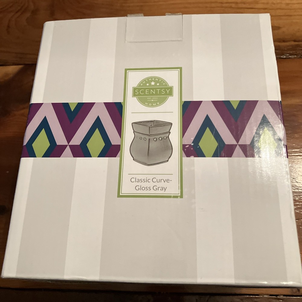 Scentsy Classic Curve - Gloss Gray Warmer