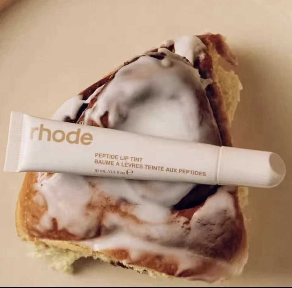 Rhode Peptide Lip Tint in Cinnamon Roll by Hailey Bieber