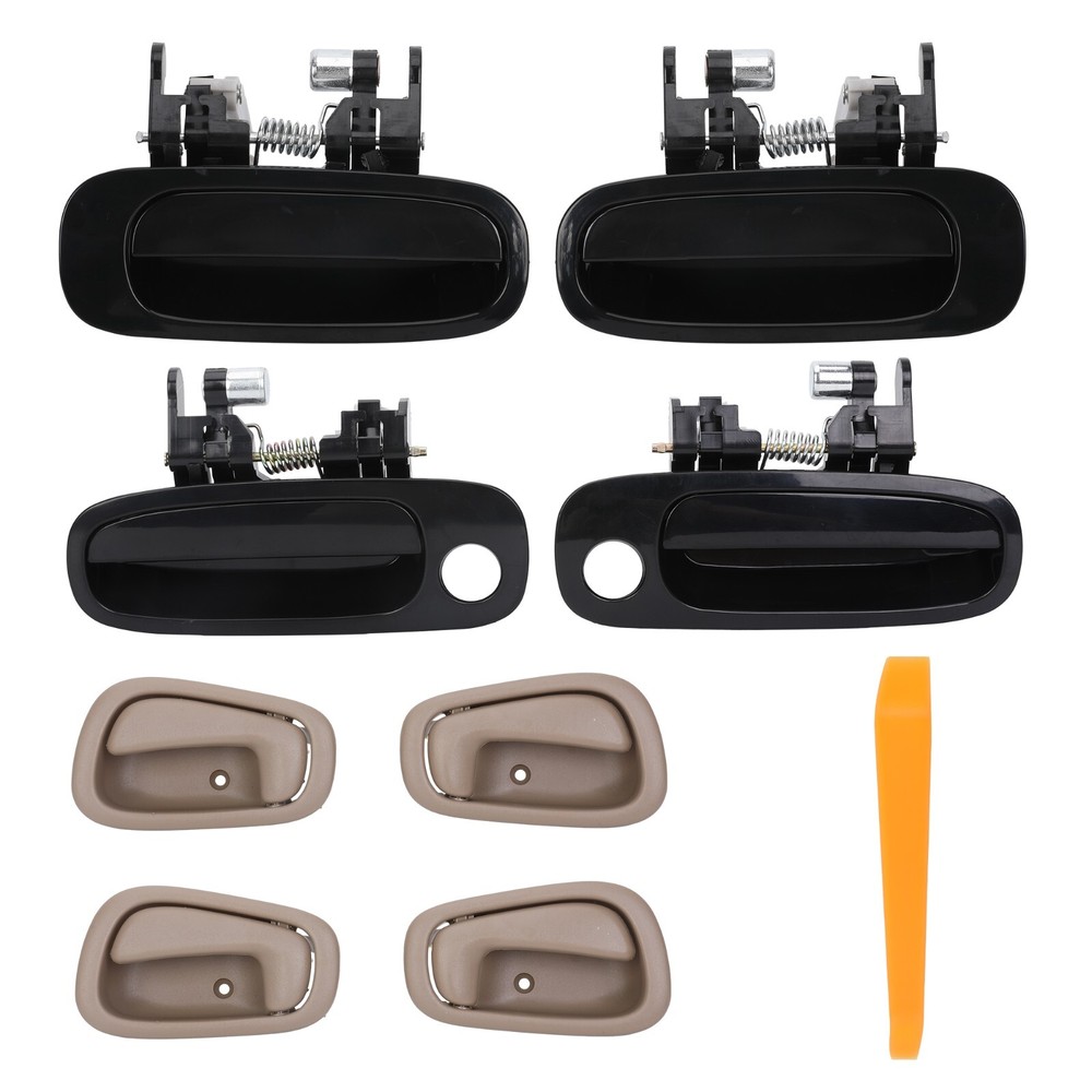 8Pcs Chrome Door Handle Set for 1998-2002 Toyota Corolla Chevy Prizm OE# 6922002030