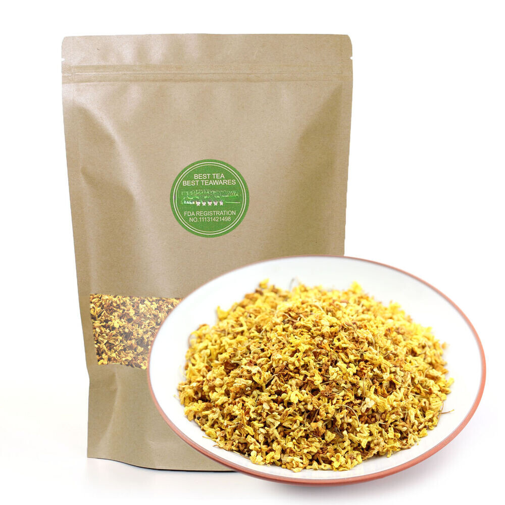 100g/3.52oz Natural Sweet Osmanthus Flower Tea Fragrant Dried Herbal