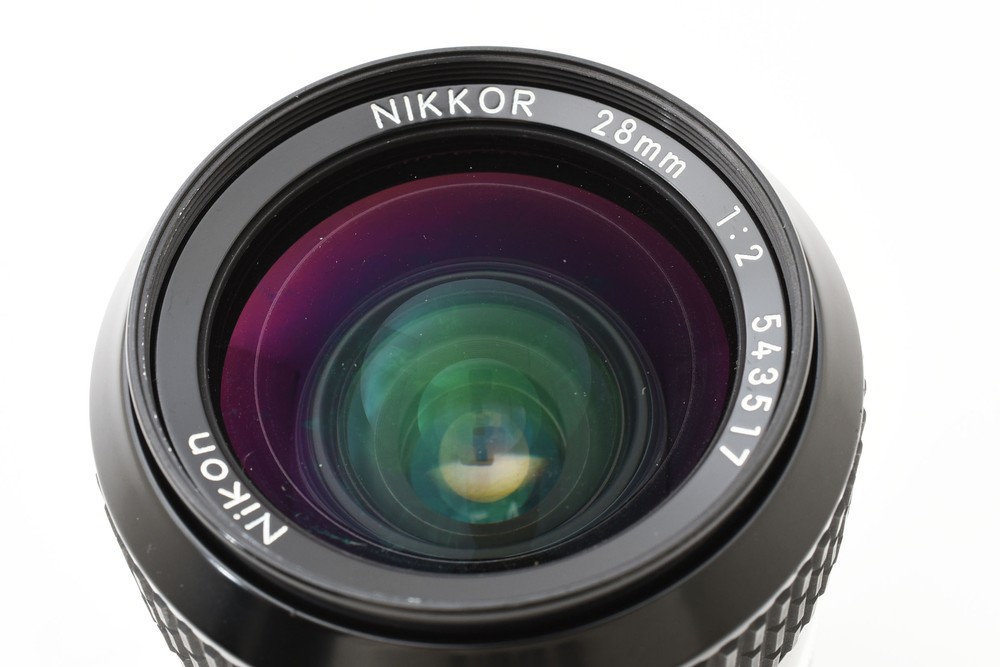[Near MINT] Nikon Ai Nikkor 28mm f/2 MF Lens Wide Angle From JAPAN Free Shipping