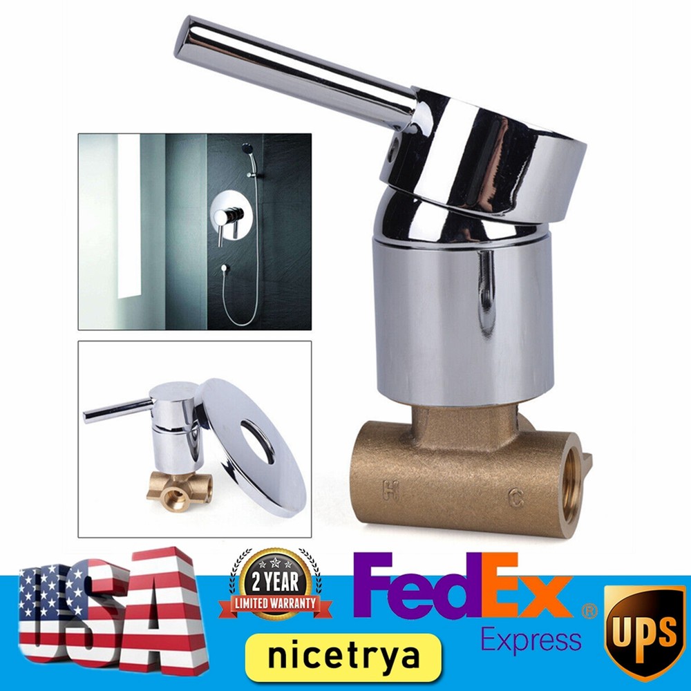 Single Handle Brass Shower Mixer Valve for Hot and Cold Water Control  