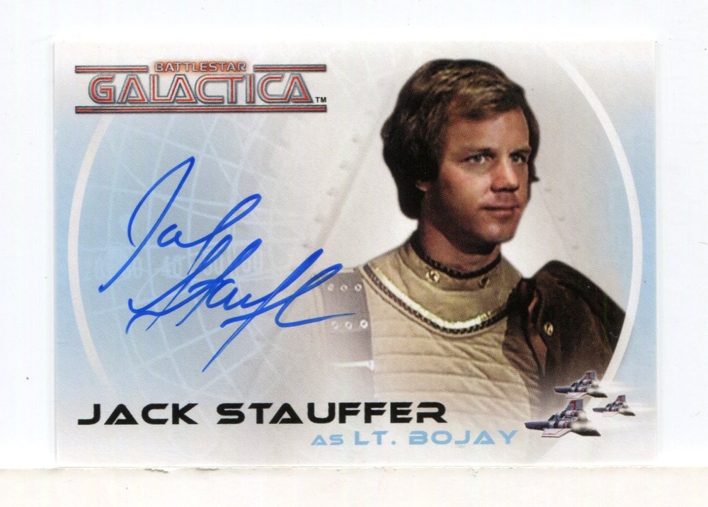 Battlestar Galactica Complete Jack Stauffer Autograph Card A3