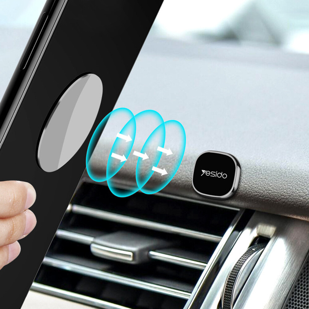 1pc Black Strip Shape Magnetic Car Phone Holder Stand Accessories For iPhone