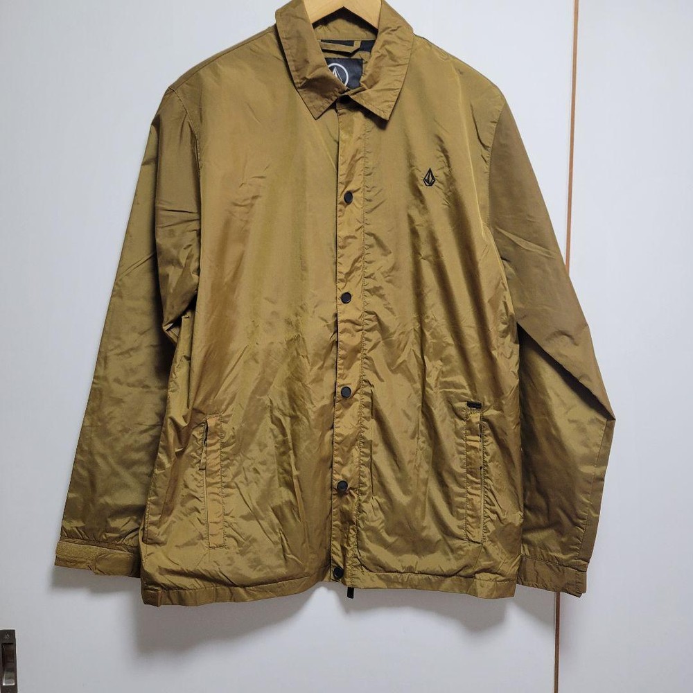 Volcom Snowboard Jacket Mens Size M Beige