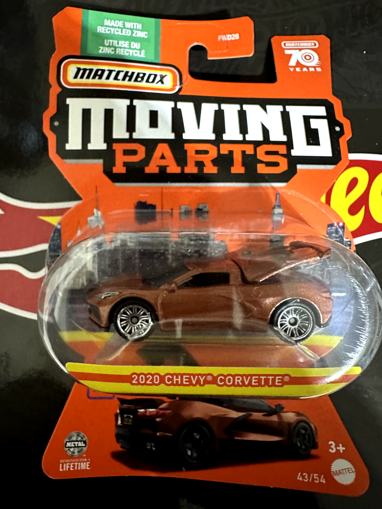 2023 Matchbox Moving Parts #43 2020 Chevy® Corvette® CAFFEINE (BROWN) | FSC