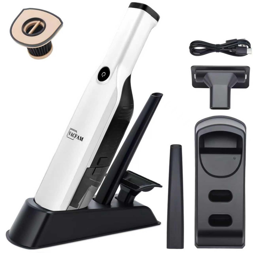 Handheld Vacuum Cordless,15KPA High Power Suction,USB Quick Charge,Car Vacuum...
