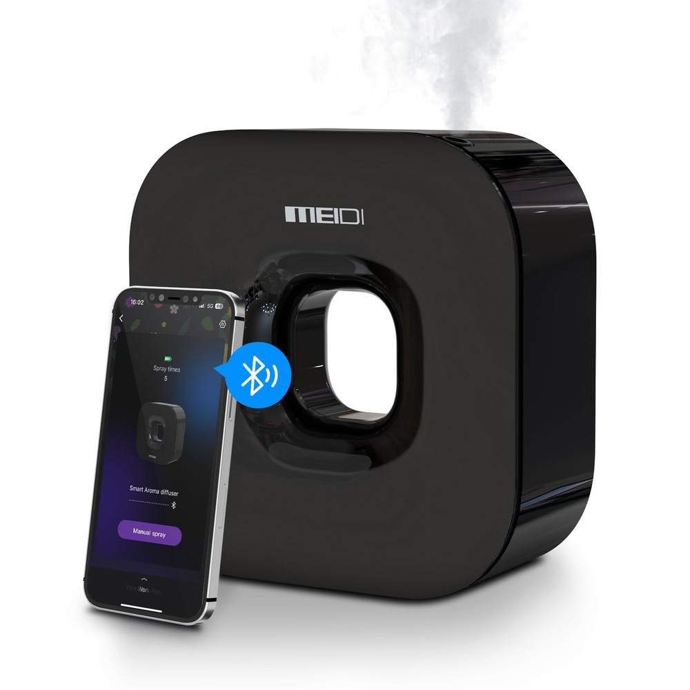 Bluetooth Waterless Essential Oil Diffuser Cordless Aromatherapy Device