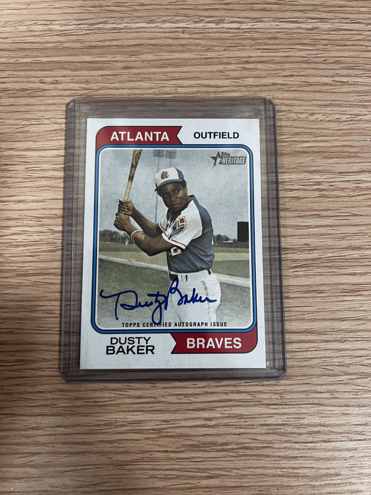 2023 Topps Heritage High Number - Real One Autographs #ROA-DBR Dusty Baker (AU)