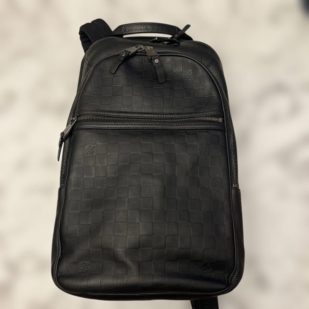 Louis Vuitton Amfini Michael Damier Backpack N41330 in Black for Men