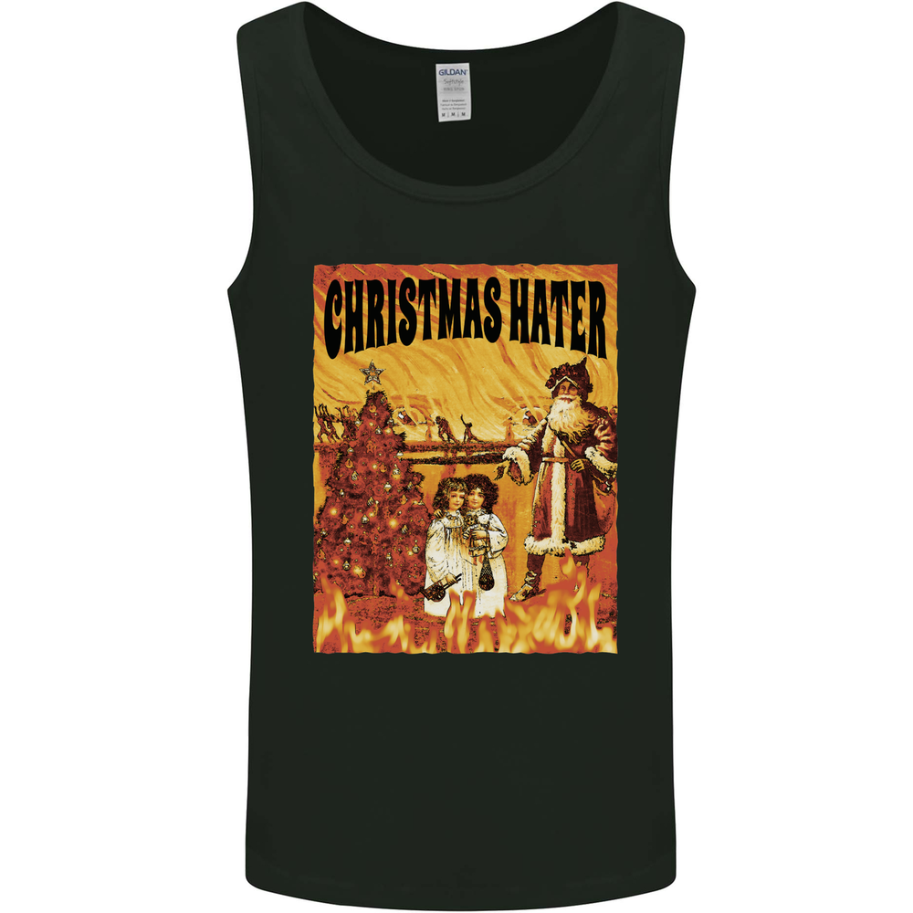 Christmas Hater Bah Humbug Mens Vest Tank Top
