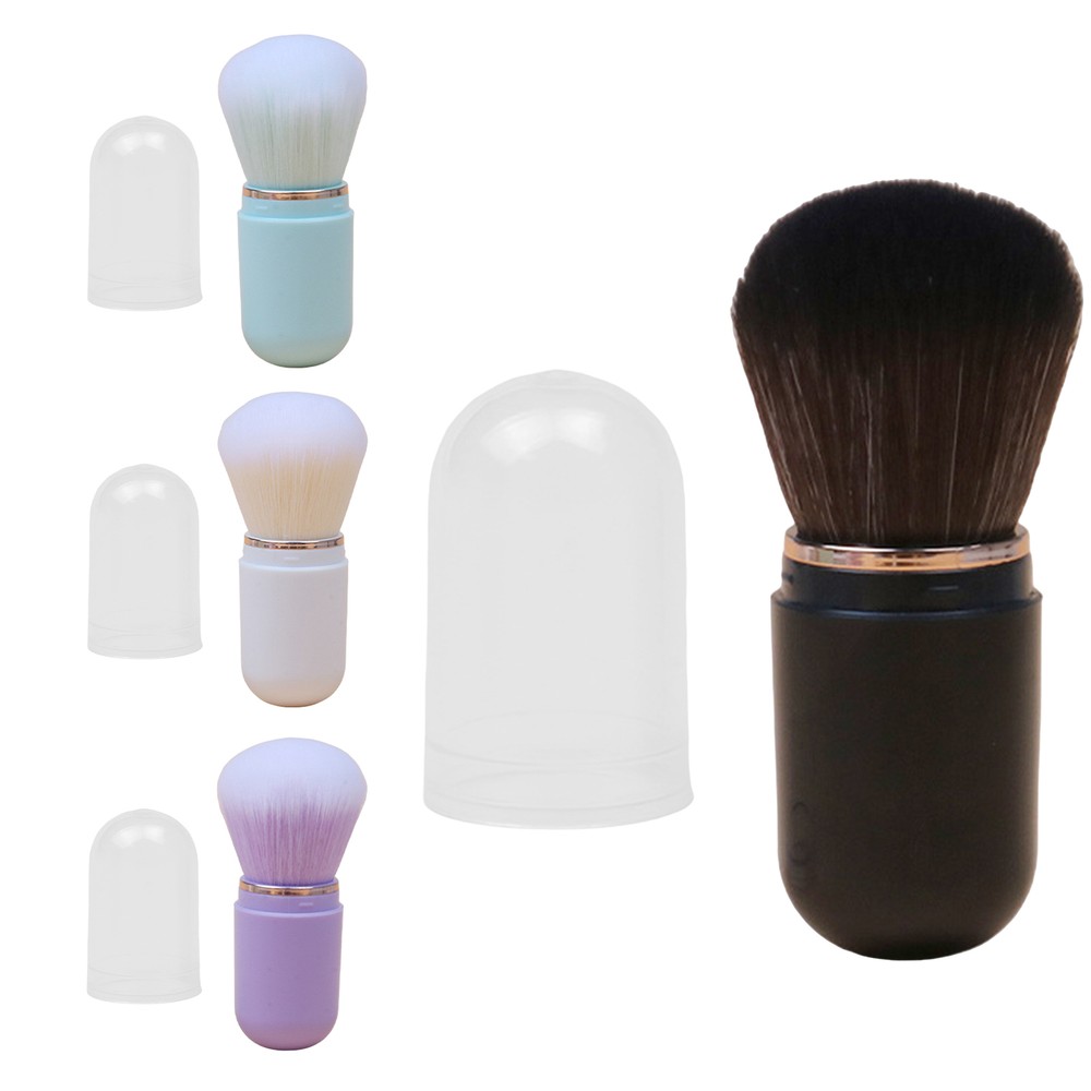 Retractable Makeup Brush Travel Powder Foundation Makeup Brush Face Blush Brush