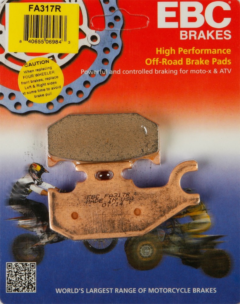 EBC FA317R Brake Pads for Can-Am Maverick and Outlander Max Models- 15-317R