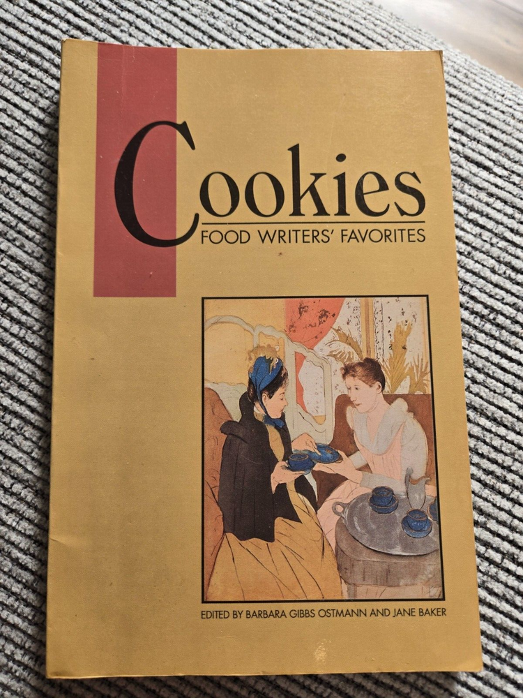 Cookies Cookbook Food Writers Favorites  Vintage Recipe Book 1991 Cook Book