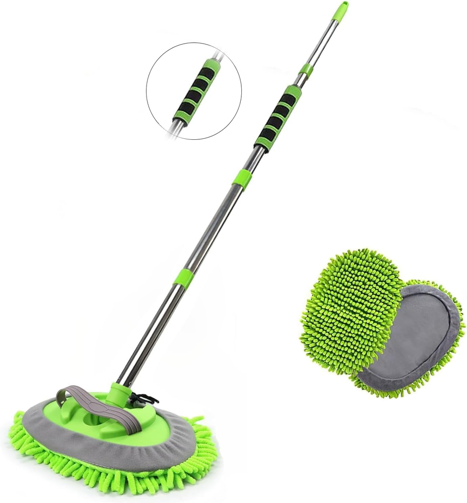 Car Wash Brush with Long Handle Microfiber 62