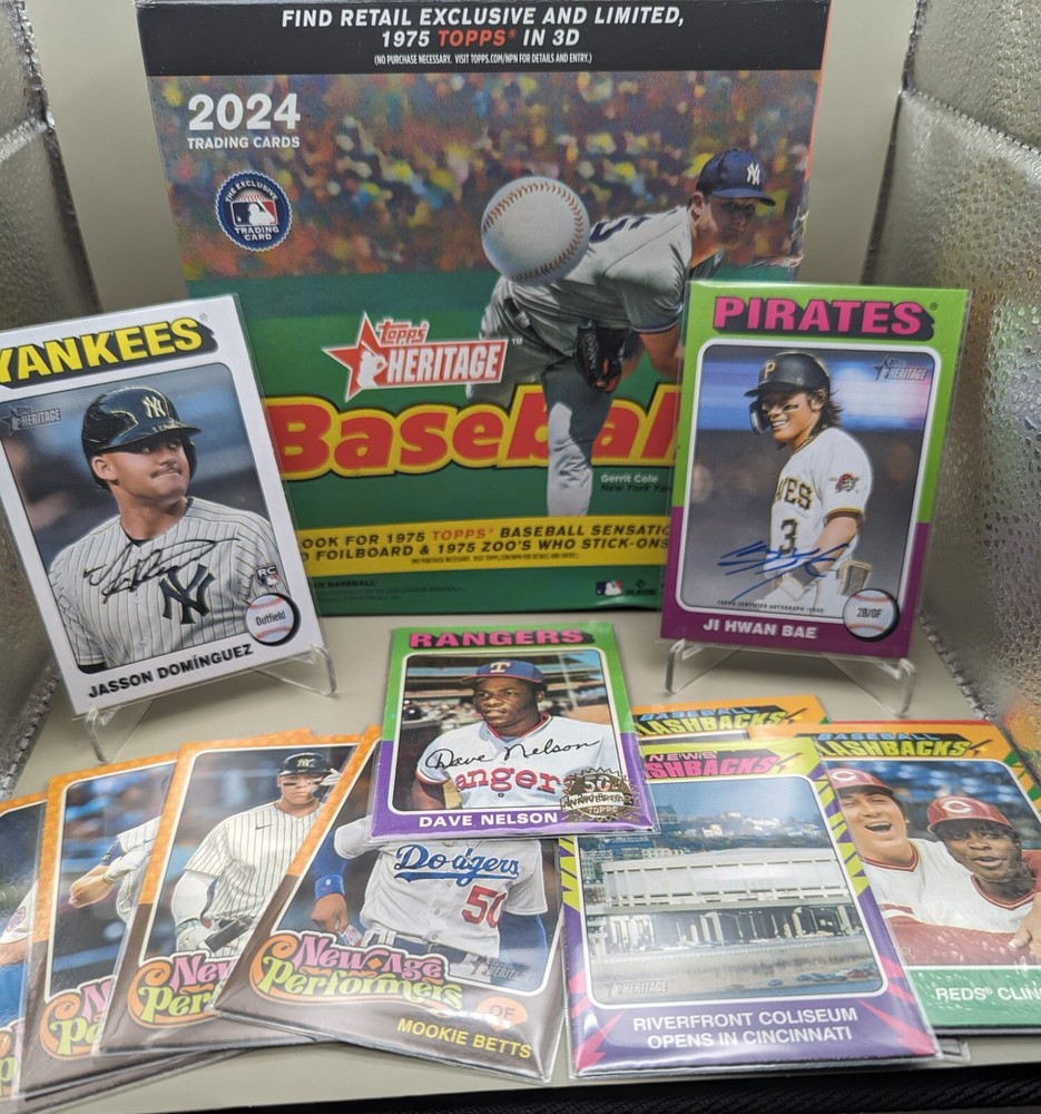 2024 Topps Heritage - Inserts, Parallels, Hits, SP &More -You Pick- Buy3ShipFree