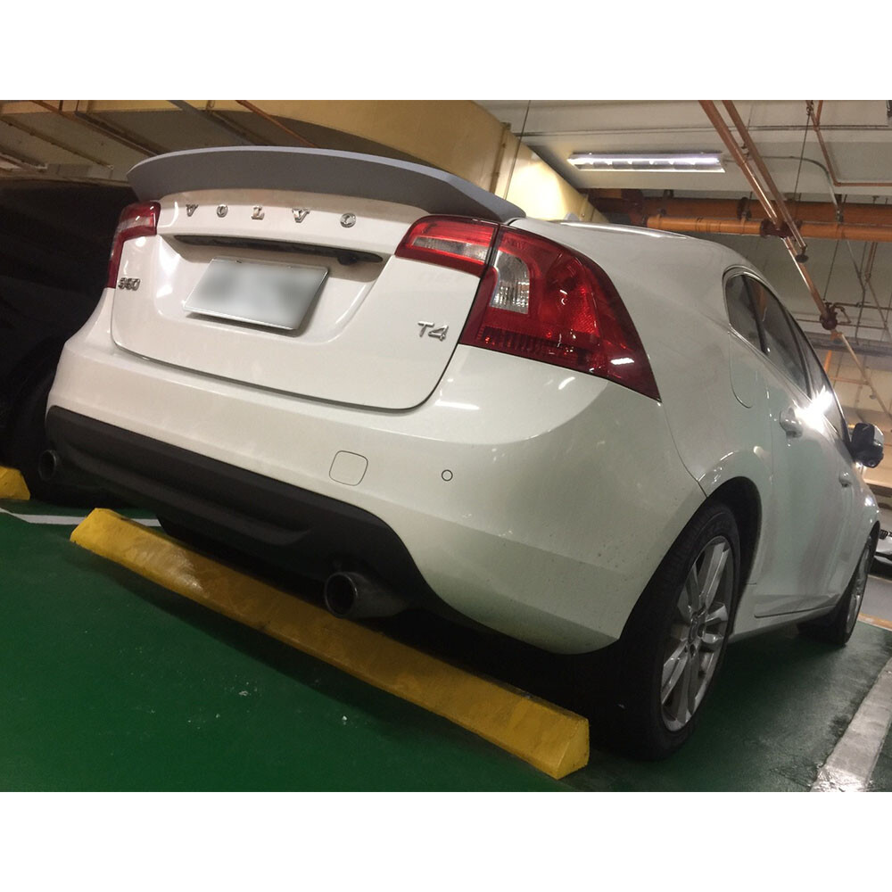 2011-2018 Volvo S60 T5 T6 Painted Black Ducktail Rear Trunk Spoiler