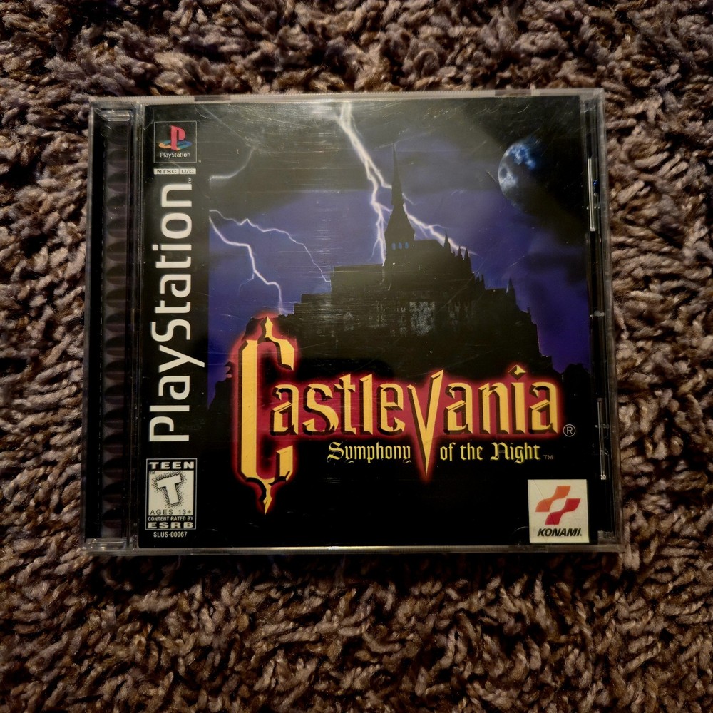 Castlevania: Symphony of the Night PlayStation One PS1 Complete Black Label