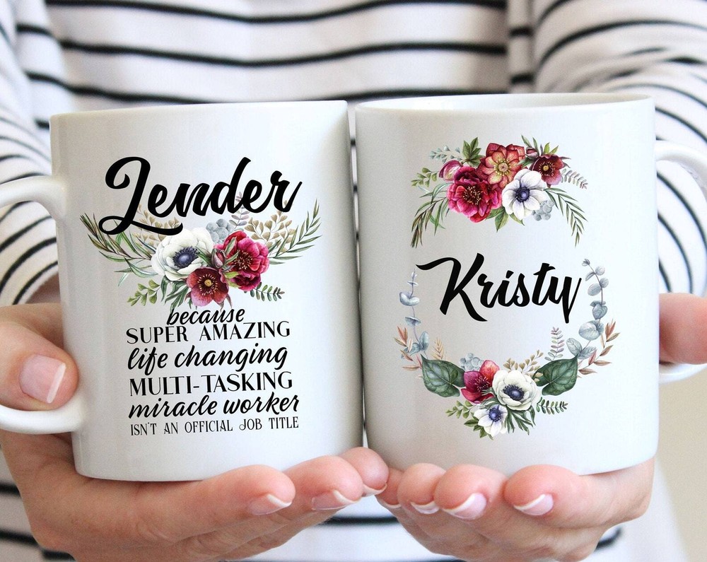 Personalized Lender Gift For Women L Retirement Thank You Appreciation Birthday