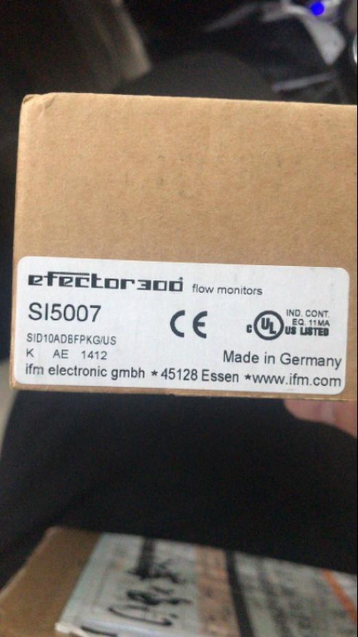 1PC New IFM SI5007 Flow Switch Boxed #A6-37