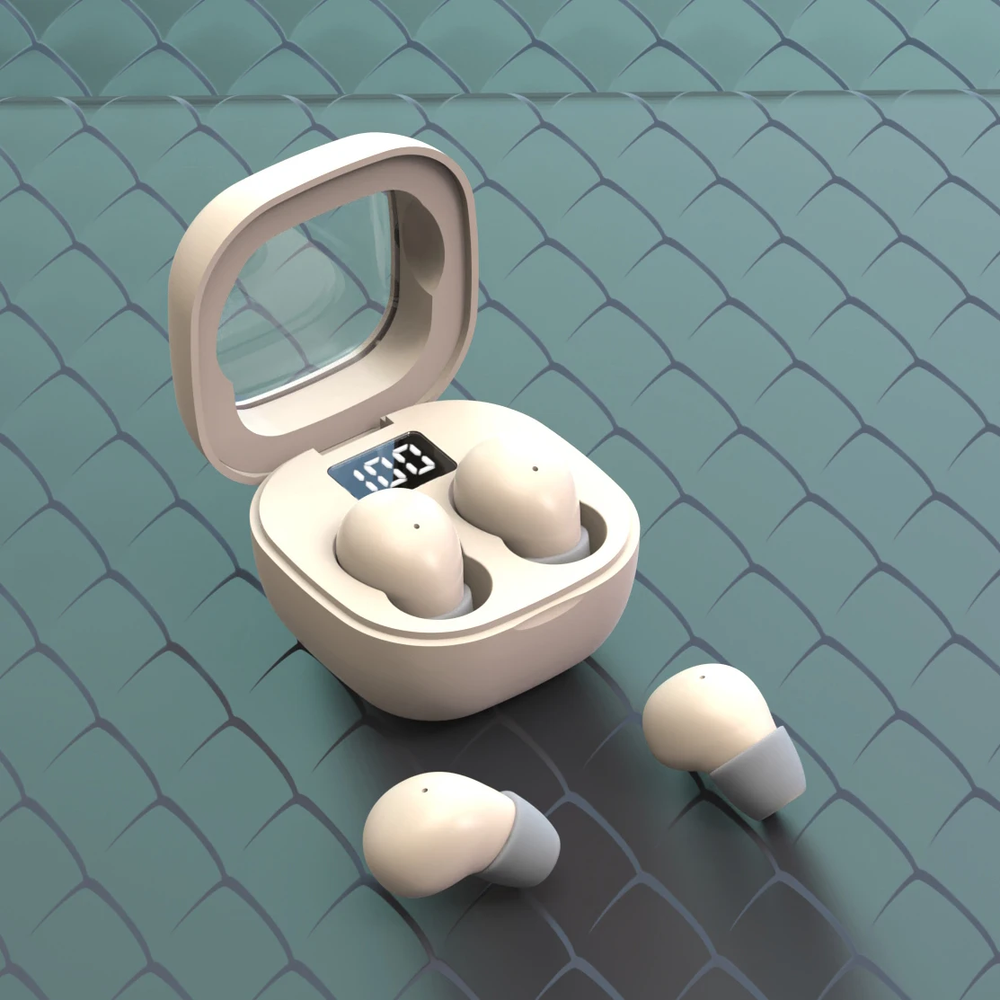 Ultra Small Bluetooth Earbuds for Tiny Ears Invisible Noise Canceling Sleep Earphones