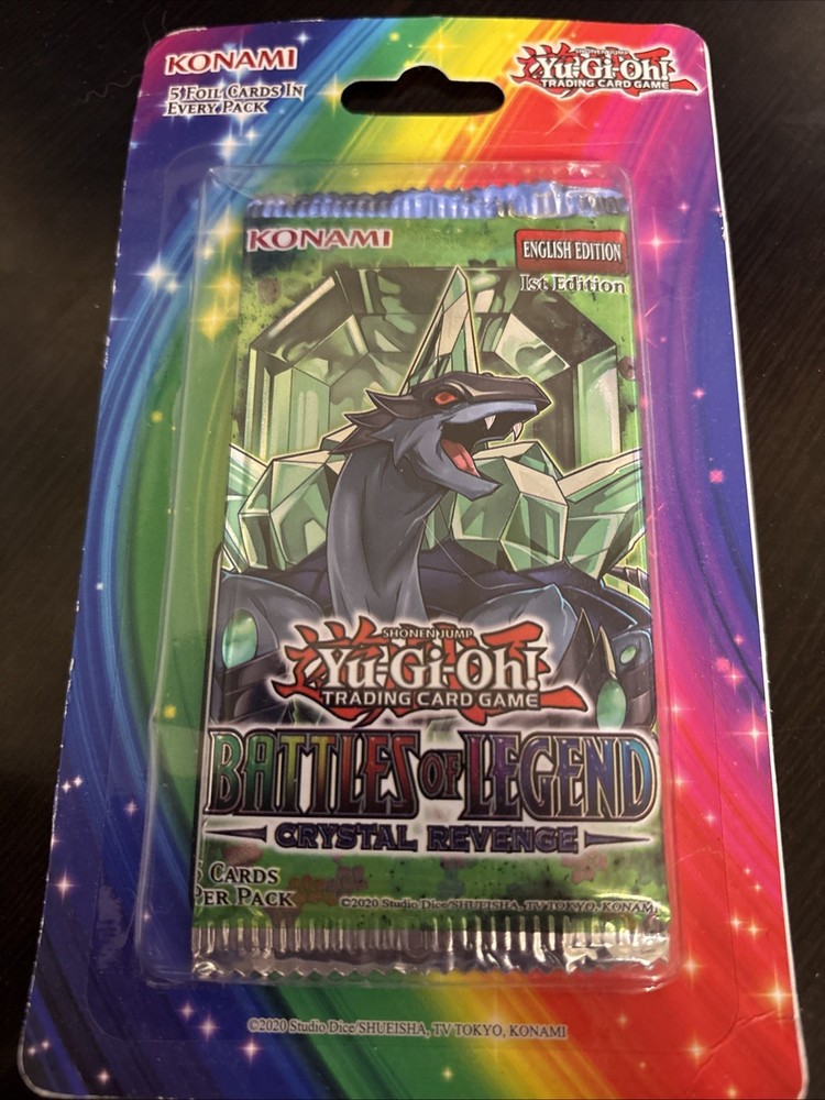YuGiOh Battles of Legend Crystal Revenge Sealed Booster Pack