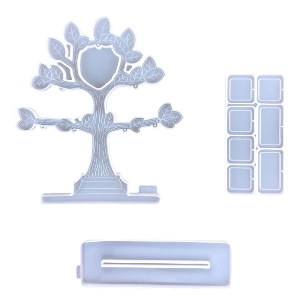 Epoxy Resin Mixing Tool Silicone Jewelry Pendant Casting Mold  