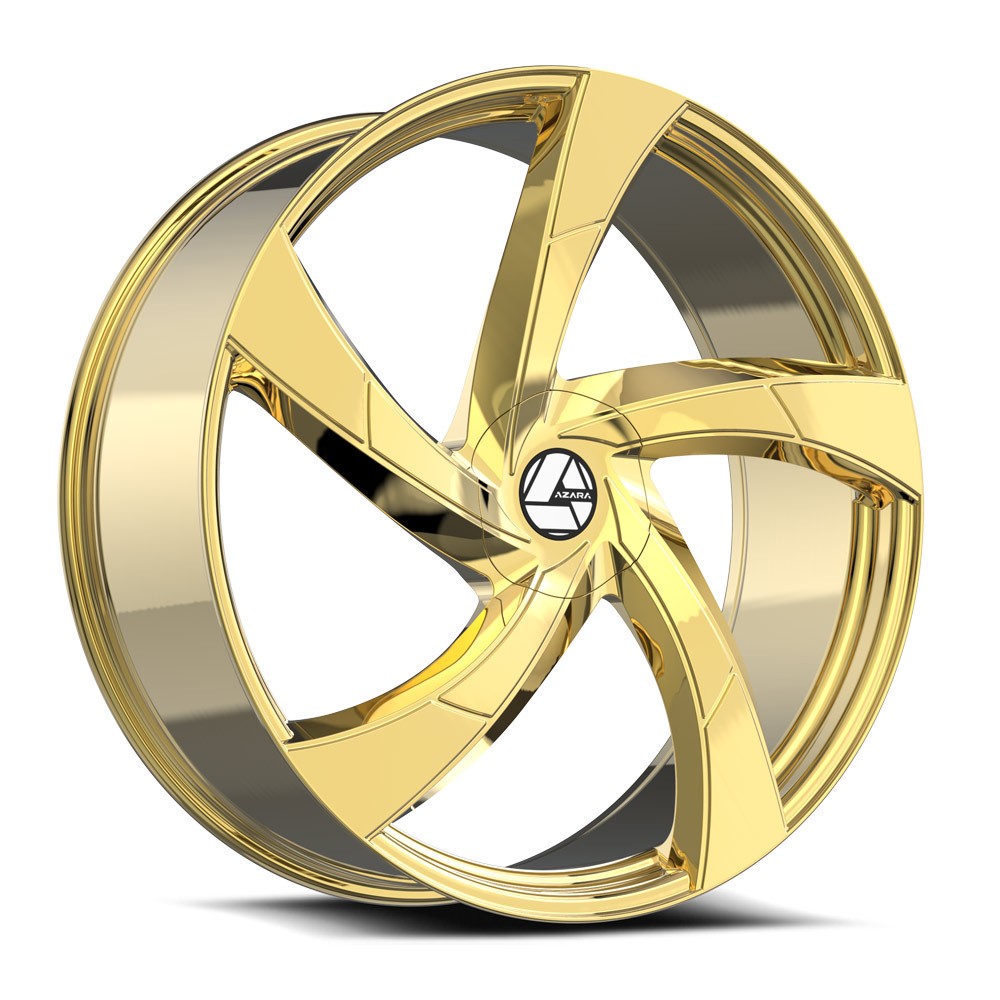 Azara AZA-524 20x8.5 5x114.3 5x120 +35 Cb 74.1 Nano Gold