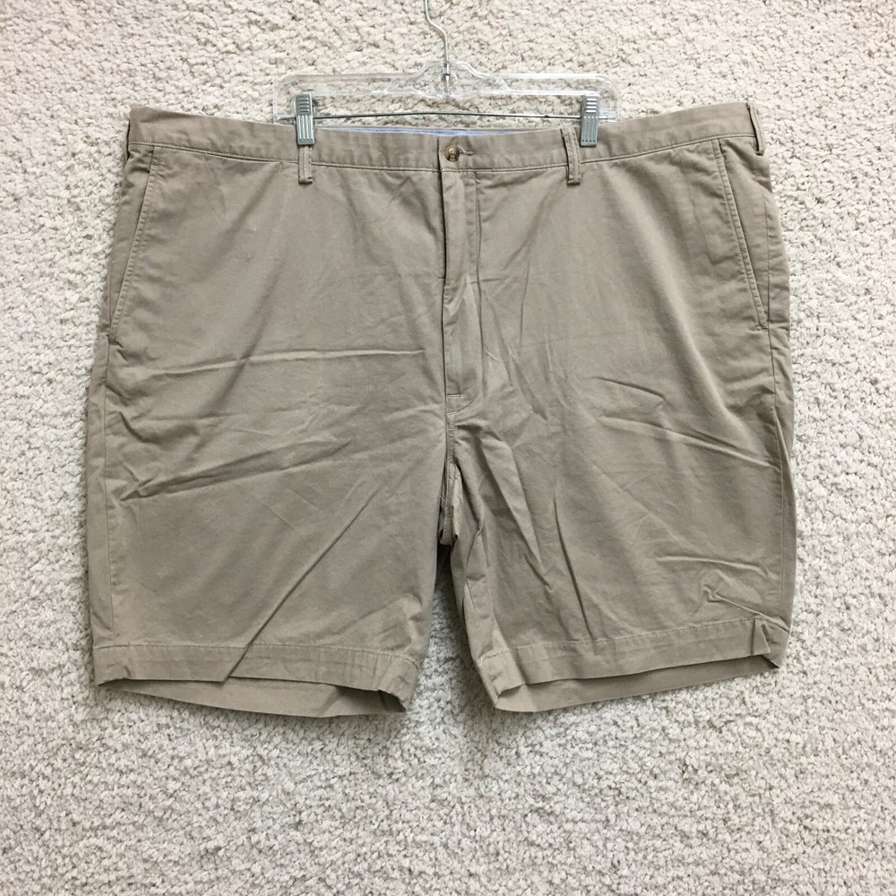 Polo Ralph Lauren Shorts 50 Men Big Beige Chino Stretch Classic Fit Cotton Twill