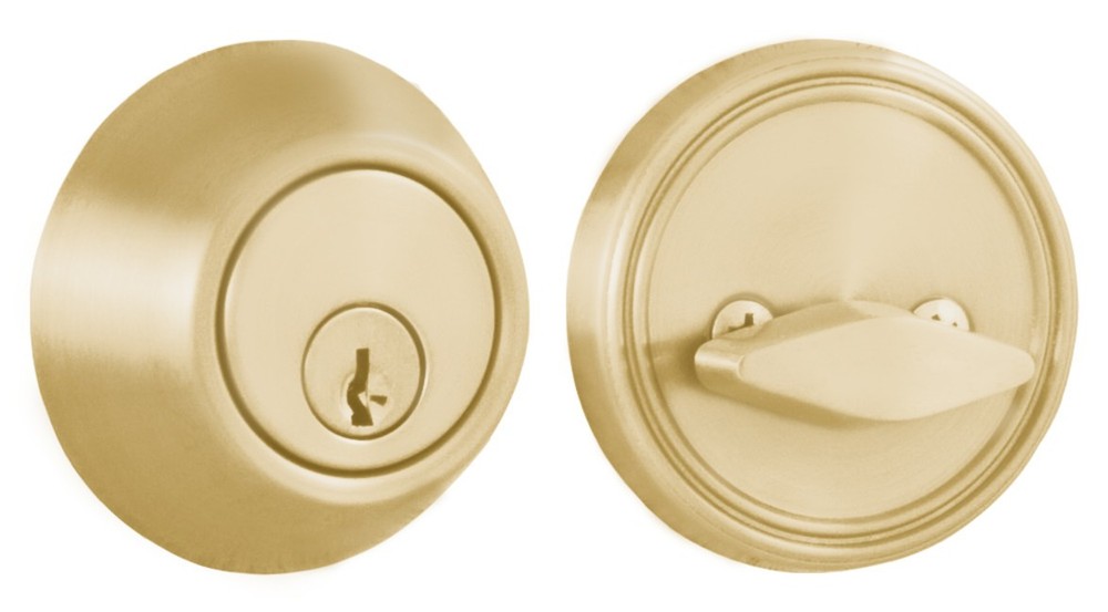 Weslock 271 Solid Brass Single Cylinder Keyed Entry Deadbolt