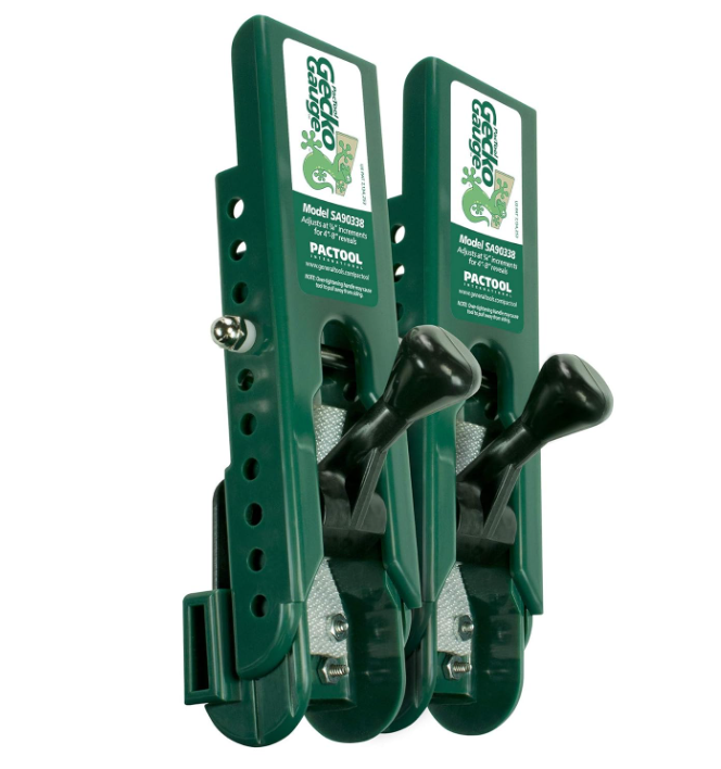 Gecko Gauge 8 in. x 3/8 in. D Plastic LP Siding Tool Green 2 pk