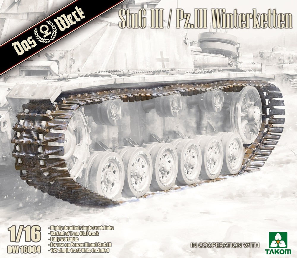 Das Werk 16004 Panzer III / StuG III Winterketten (Winter Tracks) 1/16 Scale