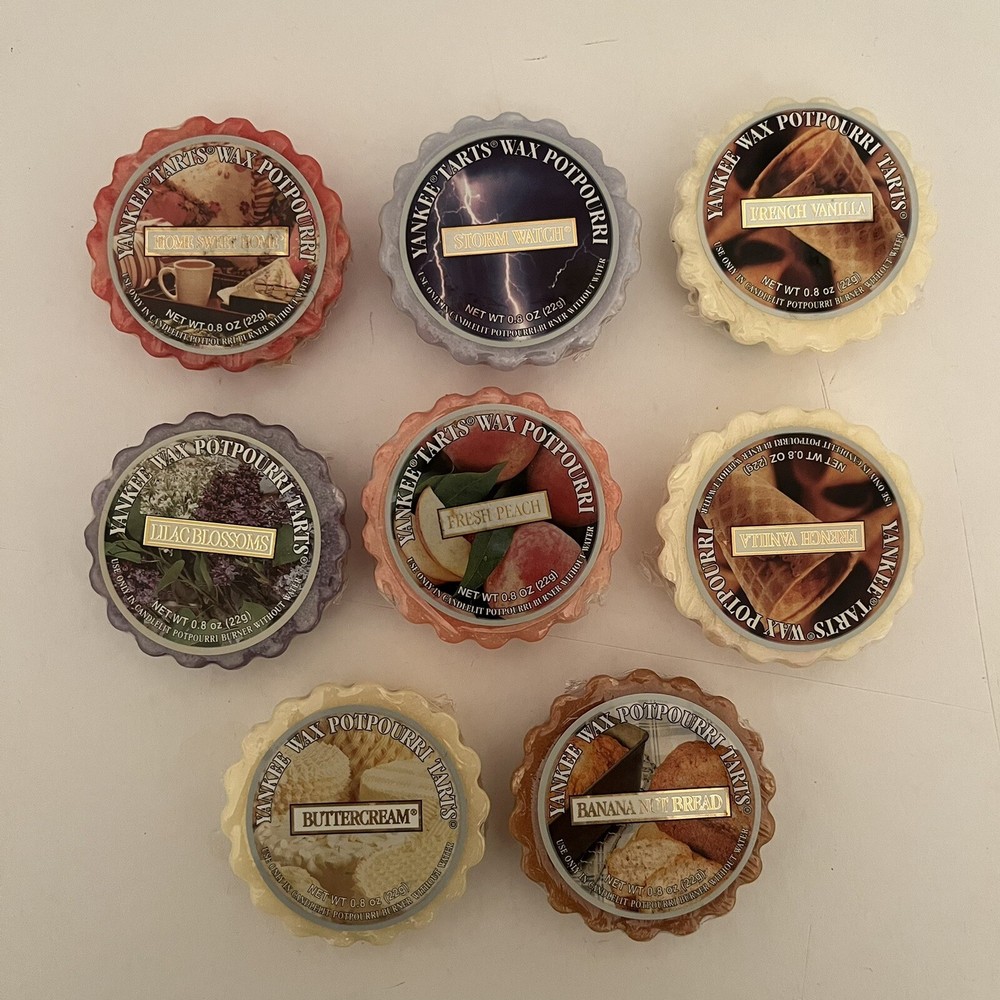 Yankee Candle 22g Tarts Mixed Scents French Vanilla Storm Watch Home Sweet More