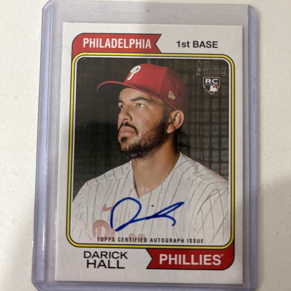 2023 Topps Heritage High Number - Autographs #ROA-DH Darick Hall (RC)