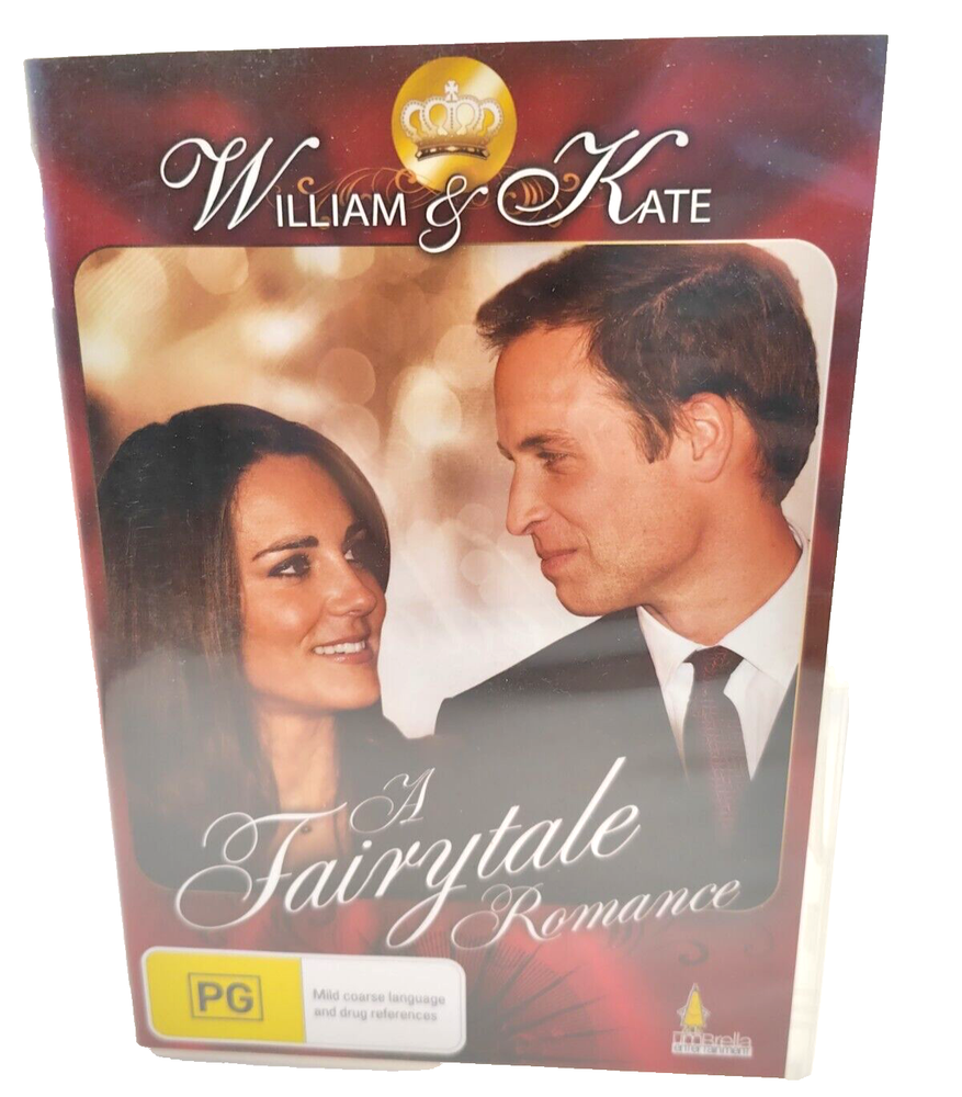William & Kate Fairytale Romance DVD 2011 All Region Royals VGC a7 Alert