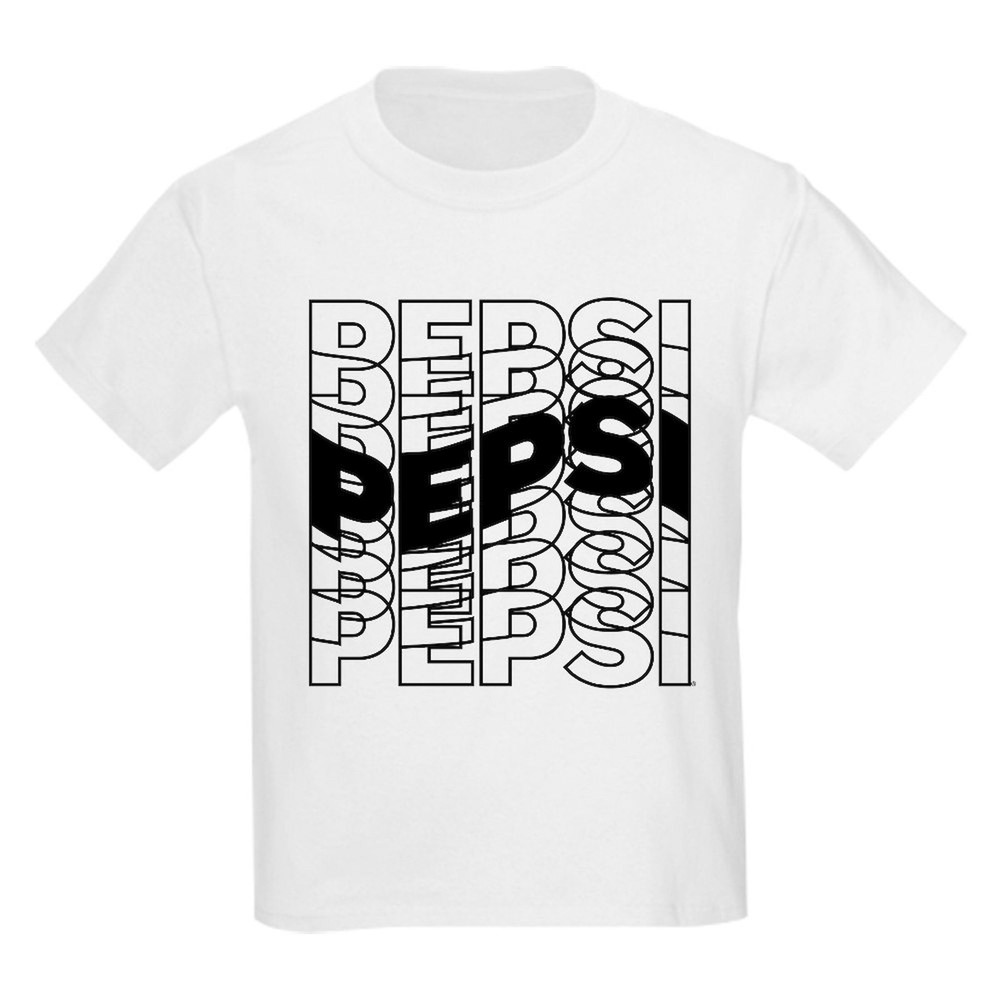 CafePress Pepsi Warped Kids T Shirt Kids Light T-Shirt (723869440)