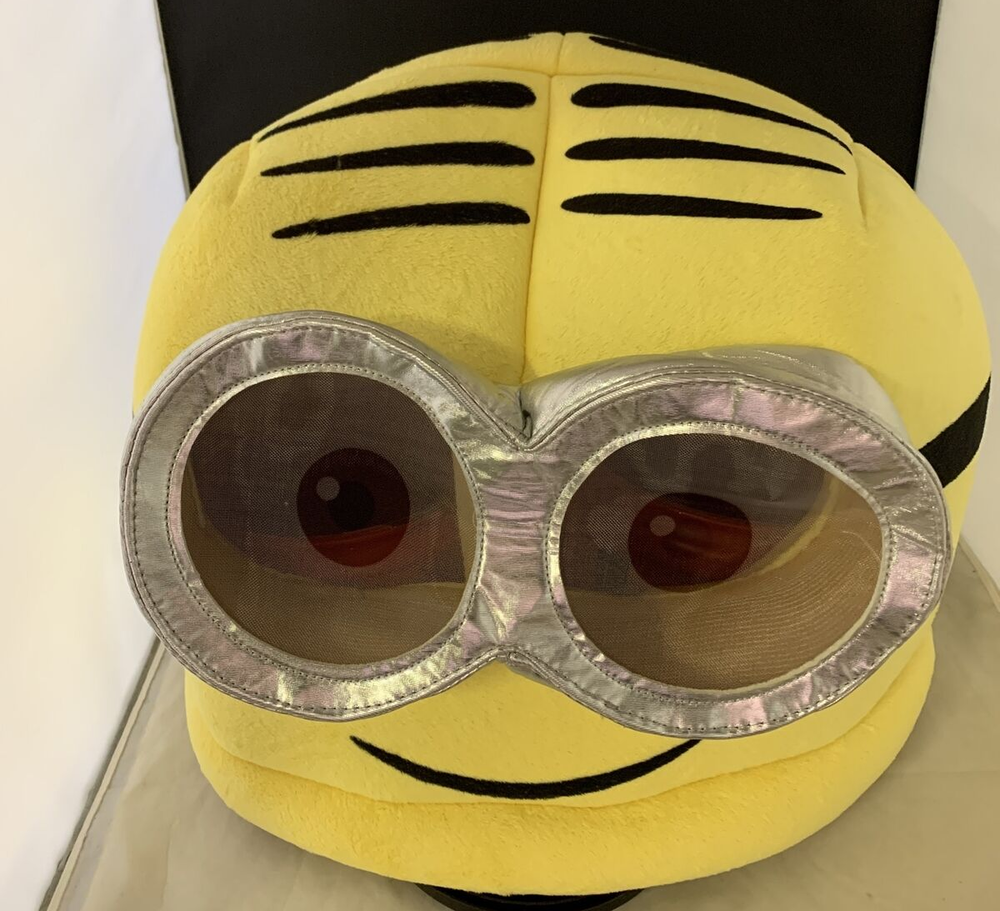Despicable Me Minion Big Greeter Heads Oversized Mascot Mask Cosplay Costume