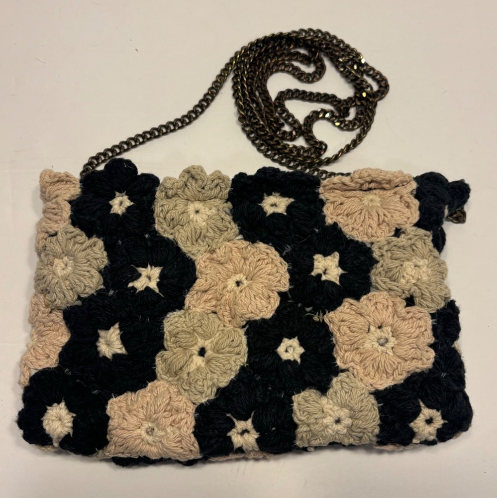 Free People Flower crochet Purse