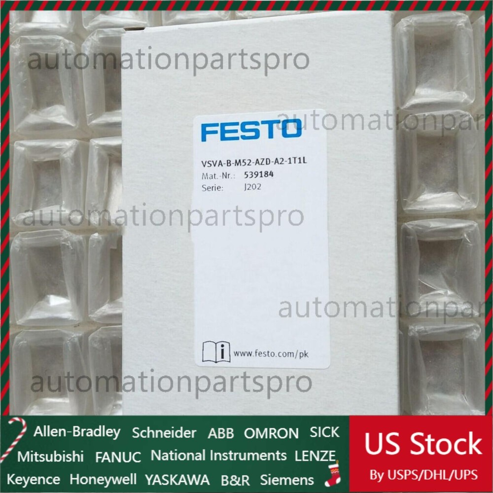 New VSVA-B-M52-AZD-A2-1T1L Festo 539184 Solenoid valve Fast Shipping