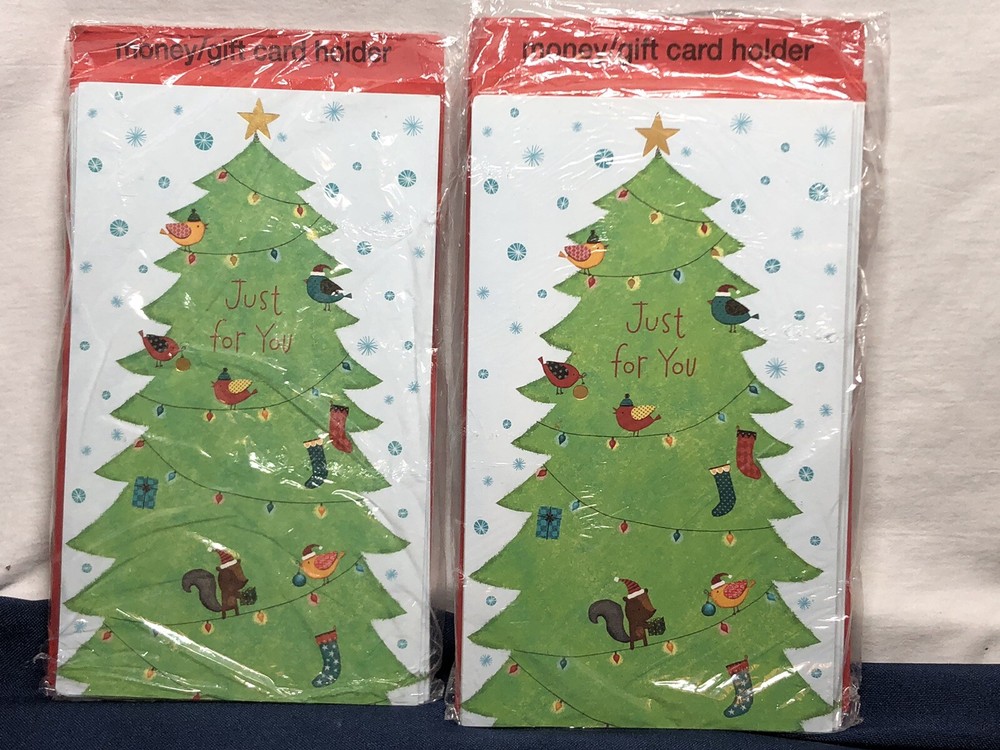 Christmas Card/Money/Gift Cards By American Greetings  6 Per Pack Sealed Blank-image